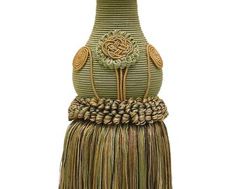 Decorative Rust Gold Curtain Drapery Tassel Tieback Etsy