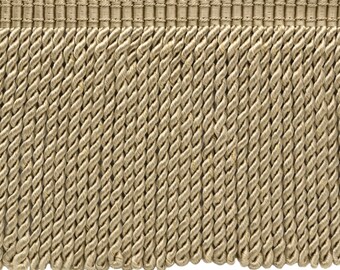 5 Yard Value Pack 6 inch Long, Sandstone Light Beige Bullion Fringe Trim Style# BFS6-WVN Color: A10 15 Feet 4.6M