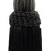 DecoPro Chainette Fringe Trim: Frangia In Maglia Color Nero Per Decorazioni E Abbigliamento
