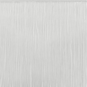 DÉCOPRO 8" (20cm) Chainette Fringe Trim # CF08, Pure White #A1 (Bright White) 27 Yards (82 ft/25m)