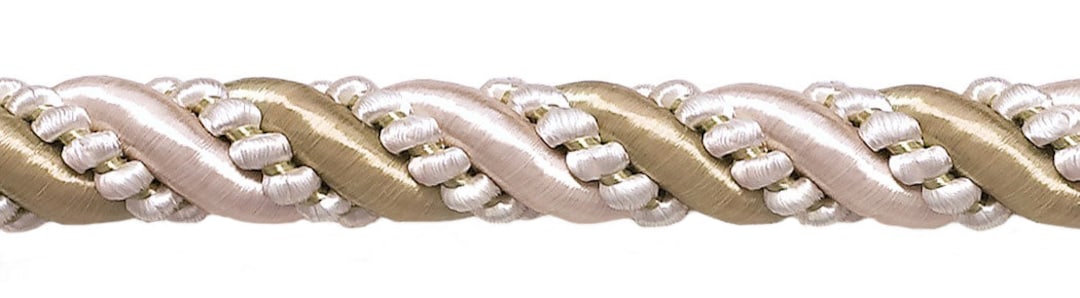 DecoPro Passamaneria Vintage Intrecciata Larga 5 Cm, Colore Avorio, Filato In Poliestere, Venduta A Metro (0,9 M = 91 Cm) - 5