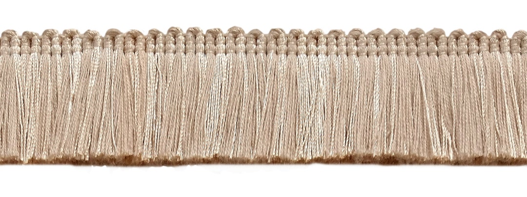 DecoPro Passamaneria Con Frangia A Spazzola Basic Trim, Colore Oro, Larghezza 4,5 Cm, Venduta A Metro (0,9 M) - 2