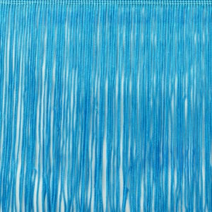 DÉCOPRO 8" (20cm) Chainette Fringe Trim # CF08, Turquoise Blue #04 (Dark Sky Blue) Sold By The Yard (36"/3 ft/0.9m)
