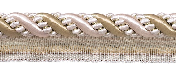 Cording Trim Trims By The Yard Rebekah 1/4" Twisted Cord Trim, 20 Yard Cut... Fabric Cording