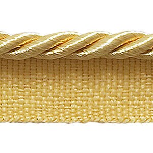 DÉCOPRO Large Black 3/8 inch Basic Trim Cord with Sewing Lip, Sold by The Yard, Style# 0038S Color: K9