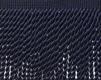 French Blue|3" Knitted Bullion Fringe Trim|Color M45 By The Yard French Blue|3" Knitted Bullion Fringe Trim|Color M45 By The Yard