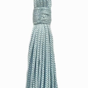 3&quot; (7.5cm) Basic Chainette Tassel | Craft Tassel (RT03), Arctic Blue Multicolor #N14 (Light Blue, Light Blue) Set of 10