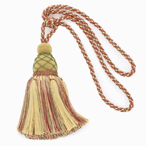 DÉCOPRO Chainette Tassel Tiebacks – Dark Navy Blue – Set Of 2 – Style STB Color J3