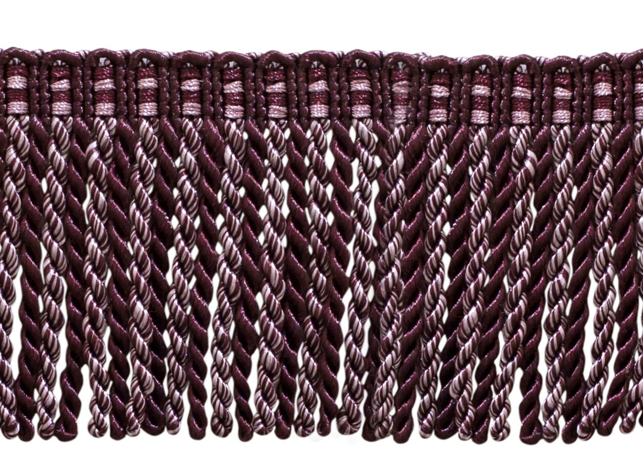 3 Inch Long Bullion Fringe Trim Style Db3 Dusty Mauve | Etsy