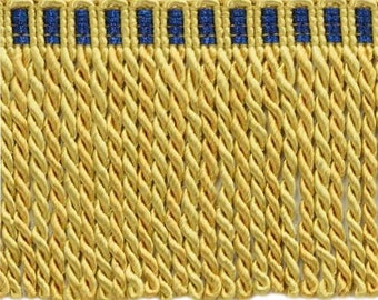 Frangia A Fili Dorati DecoPro 5 Cm – BFT2 Colore B7, Venduta A Yard (0,9m)