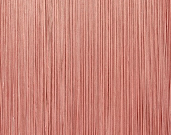 DÉCOPRO 12&quot; (30.5cm) Long Solid Chainette Fringe Trim # CF12, Rose Pink #07 (Rose Pink) Sold By The Yard (36&quot;/3 ft/0.9m)