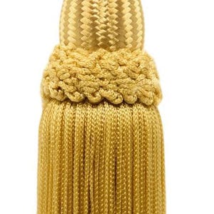 DÉCOPRO décoratif soyeux de 12,5 cm (5 po.), boucle de 5 po. (12,5 cm) SKT, or antique # C4 (or jaune foncé) Vendu individuellement