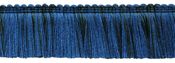 A1 1 1//4 Basic Trim/ Brush Fringe Style# 0150SB Color: White Sold by The Yard White