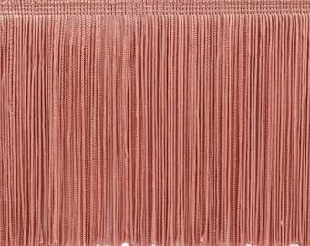 DÉCOPRO 6 (15cm) Chainette Fringe Trim # CF06, Rose Pink #07 (rose Pink) 5 Yards (15 Ft/4.5m) - Ireland