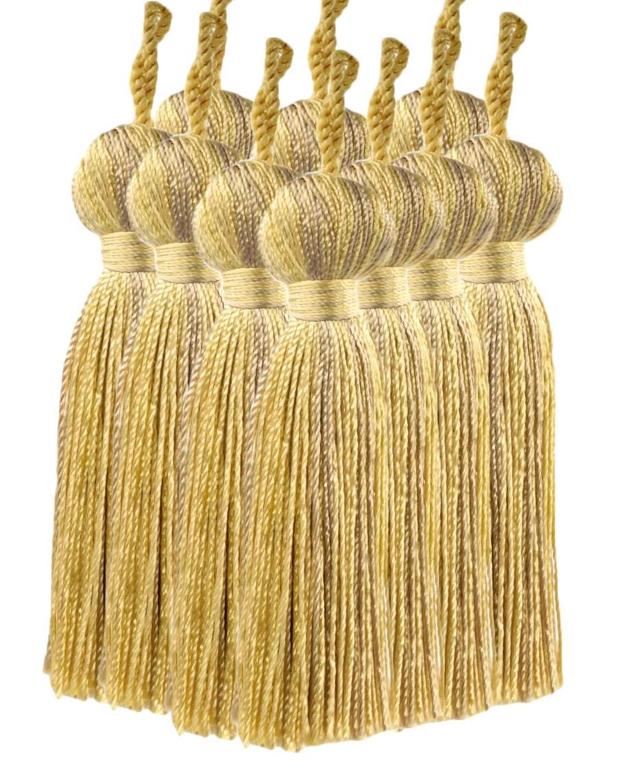 DÉCOPRO 3 Inch Craft Tassel - Atlantic Green Blue Decorative Tassel With Loop