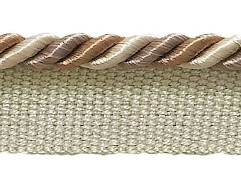 Buy Satin Gold Cord Trim With Lip Twisted Rope Design for Edge Online in  India 