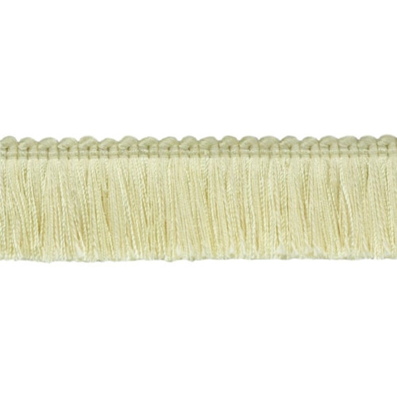 A2 5 Yard Value Pack Ivory Ecru Thick Brush Fringe 1 34 Style# 0175SB-RYN Color