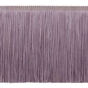 DÉCOPRO 6&quot; (15cm) Chainette Fringe Trim # CF06, Lilac Purple #D7 (Light Lavender Violet Purple) Sold By The Yard (36&quot;/3 ft/0.9m)