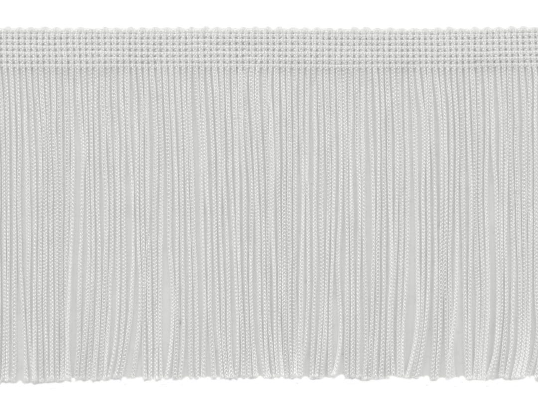 DecoPro Chainette Fringe Trim 10 Metri – Frangia Leggera Color Avorio Per Tende, Cuscini E Abbigliamento