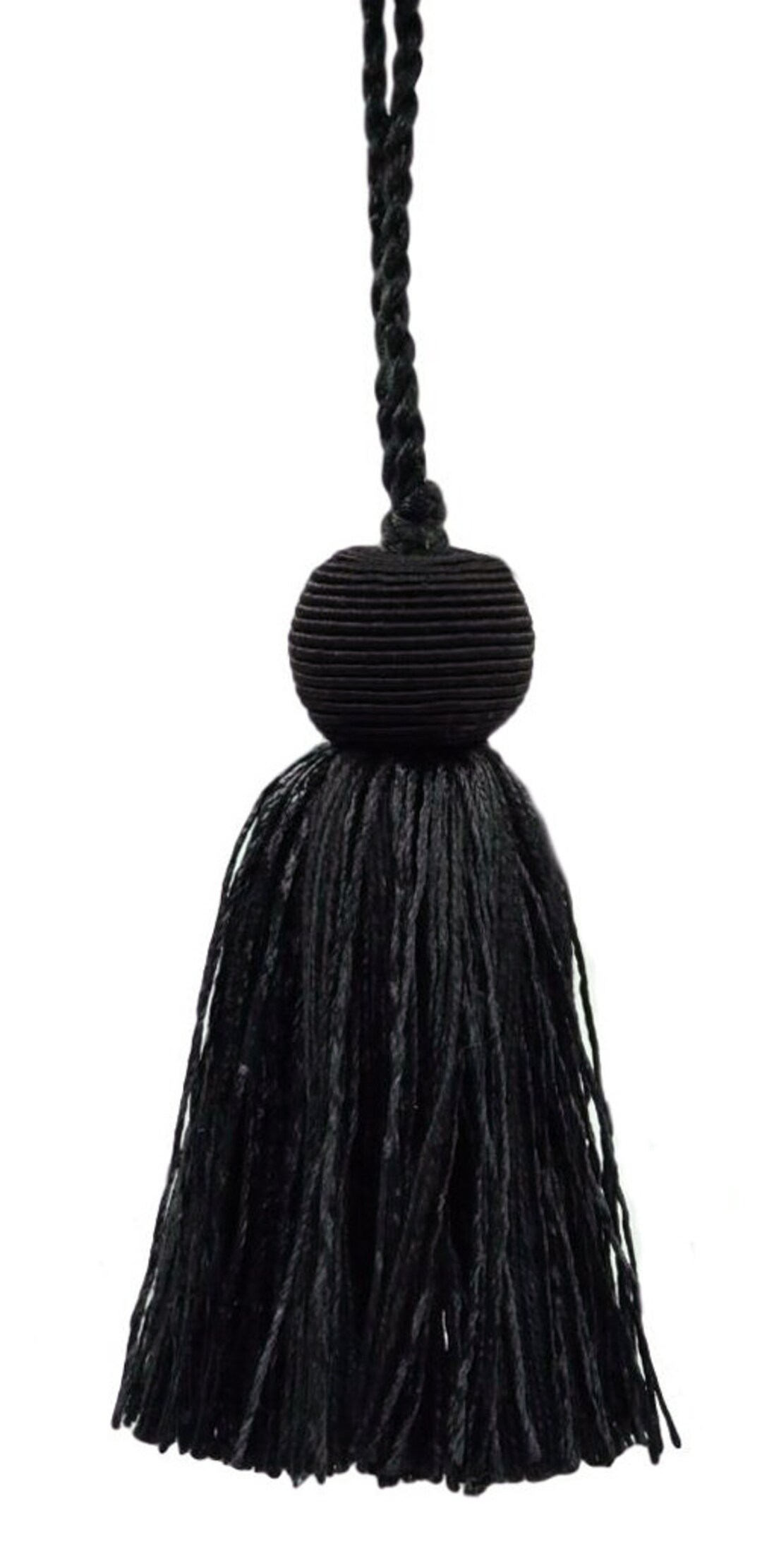 Decorative Tassel VTS, Charcoal Black VNT30 jet Black Sold Individually
