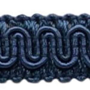 1.5 cm Basic Solid Collection Kordel Borte Zierband #0058SG #J3 (Dunkelblau) 12 Yards (36 ft/11 m) Bild 1