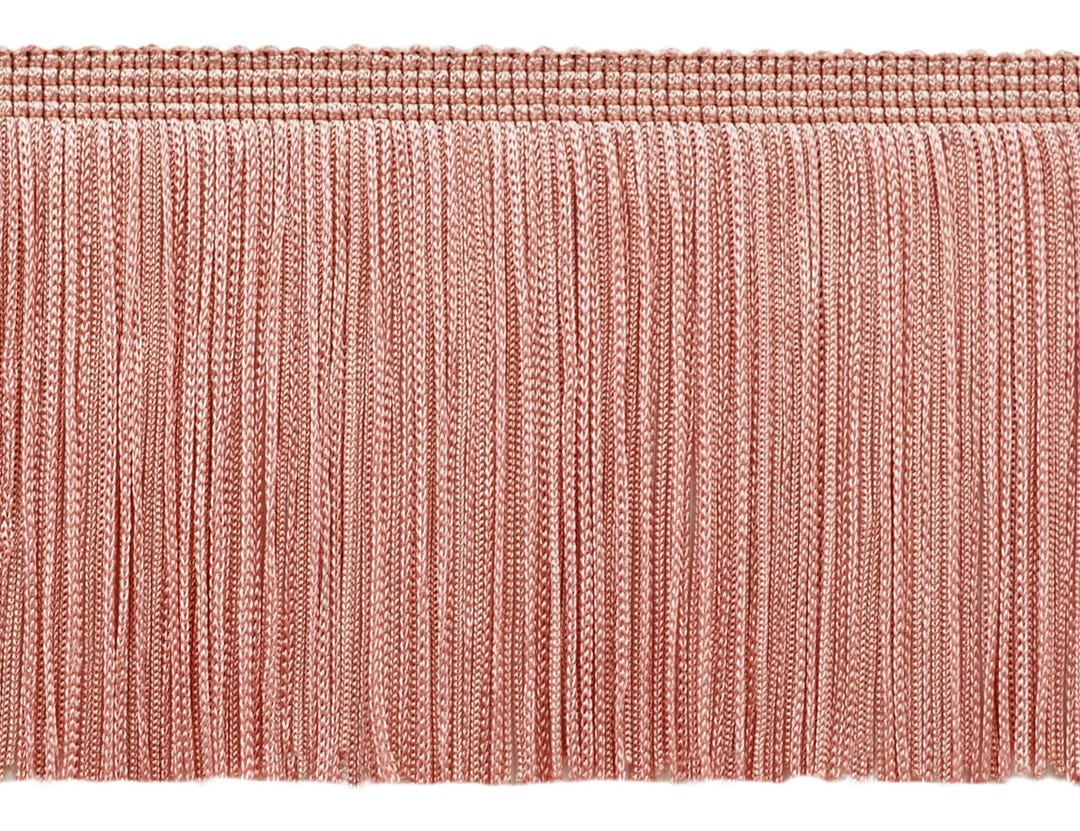 DÉCOPRO 12 (30.5cm) Long Solid Chainette Fringe Trim (Style# CF12) Antique Gold #C4 (Dark Yellow Gold) 5 Yard Value Pack (4.5m/15 ft