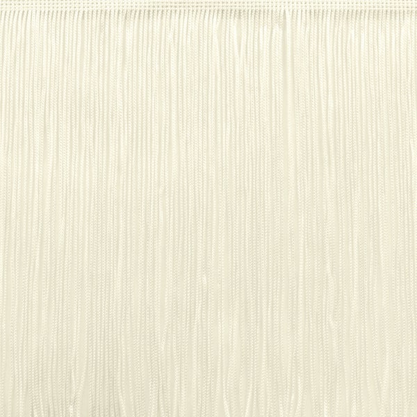 8" (20cm) long Chainette Fringe Trim (Style# CF08) #OW (White Ivory, Cream Ivory, Off White) Sold By The Yard (36"/3 ft/0.9m)