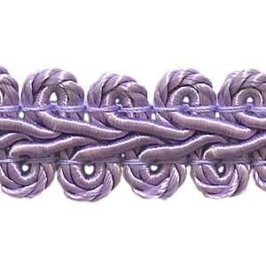 BASIC Trim French Gimp Besatz – 1,27 Cm Breit, Polyester, Verkauft Nach Yard (1 Yard = 91 Cm), Farbe Lila