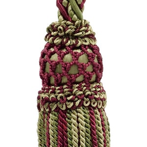 DÉCOPRO Curtain & Drapery Tassel Tieback, Tassel Length 8&quot; (20cm), Spread 35&quot; (88.5cm) # TBE8 #EL10 Sold Individually