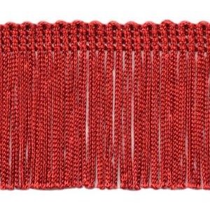 Garniture à franges DÉCOPRO de 5 cm (2 po.) CF02, rouge sang J04 (rouge foncé) 10 m (11 yards)