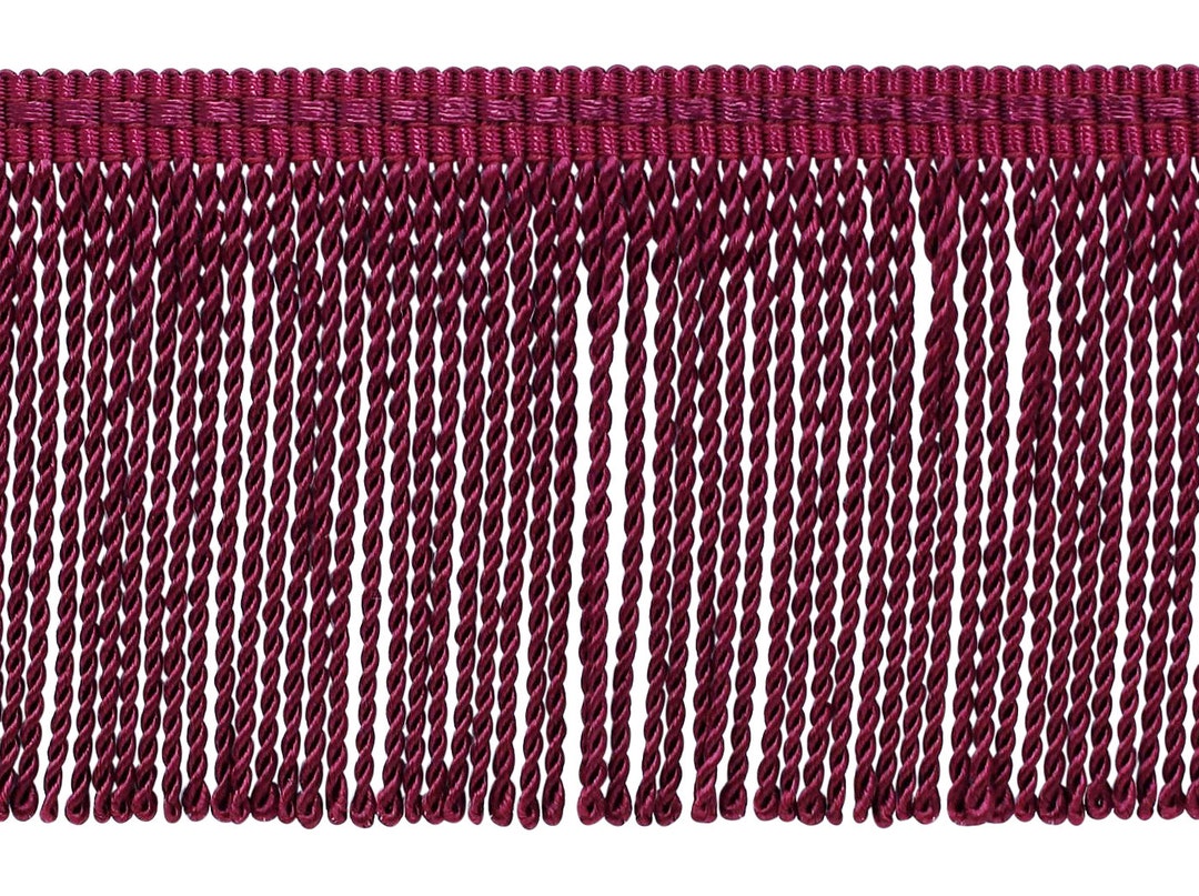 DecoPro Frangia A Bullino Sottile Per Arredamento - 76 Mm, Colore Marrone Sable, Venduta A Metro (91 Cm) - 6