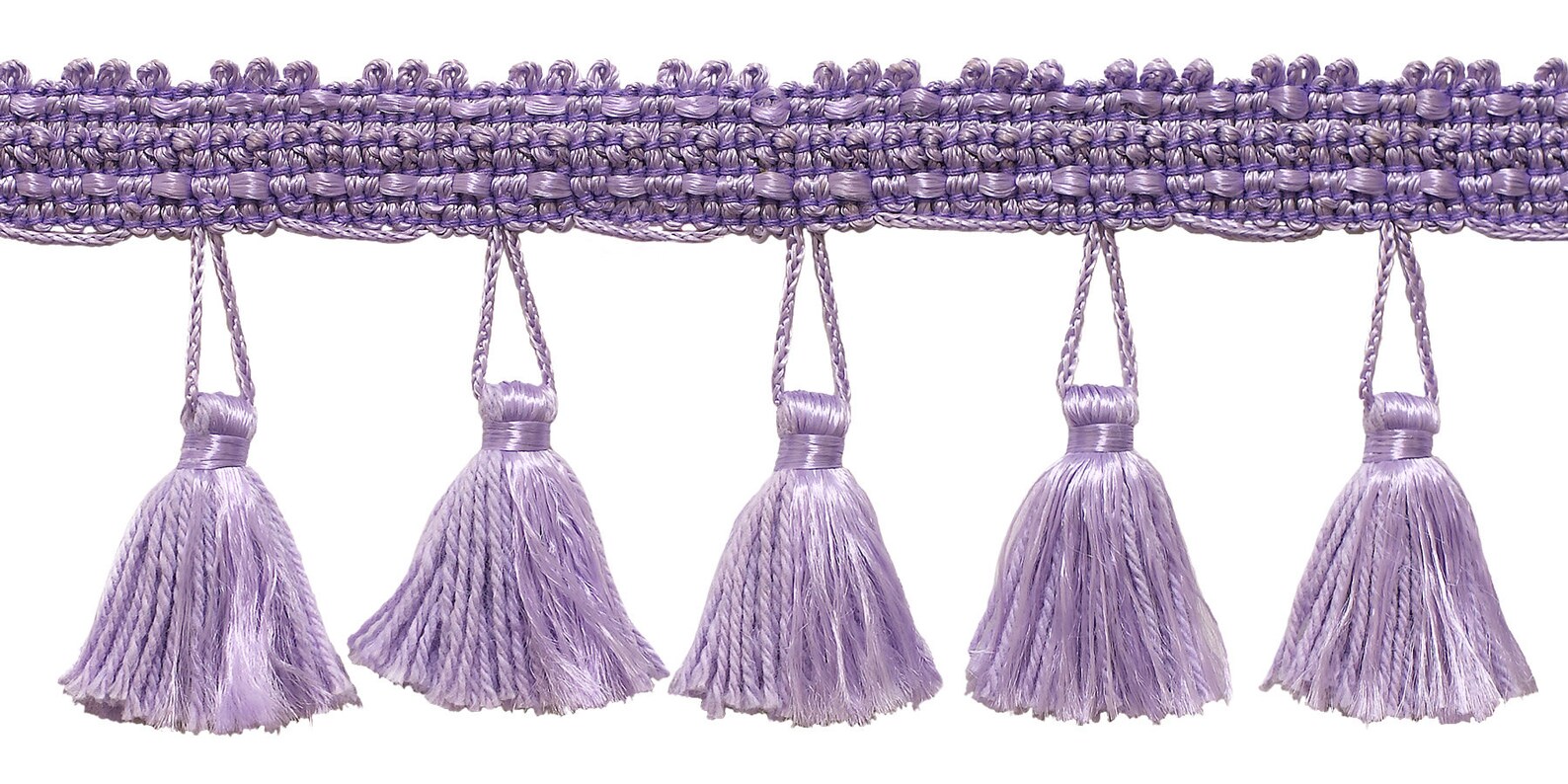 2 1/2 6cm Long Tassel Fringe Trim style ETF Lilac Etsy