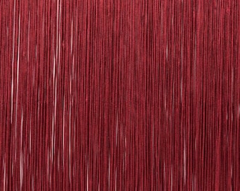 DÉCOPRO 12" (30.5cm) Long Solid Chainette Fringe Trim # CF12, Dark Wine Red #E10 (Dark Burgundy Red) Sold By The Yard (36"/3 ft/0.9m)