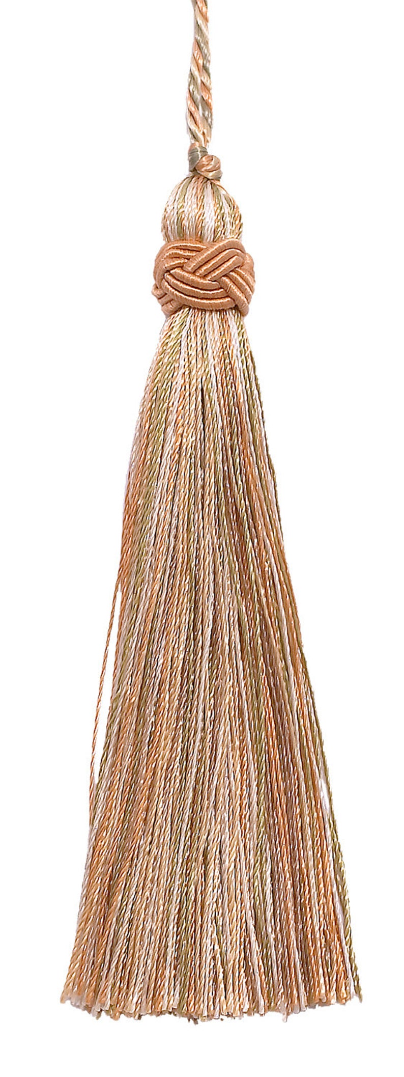 olive green set of 10 decorative lt peach imperial ii collection style# its color prairie peach ivory 4 tassel 3853