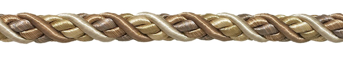 Pair of Elegant Beige Multi Tone Curtain & Drapery Rope | Etsy