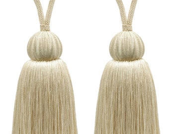 DÉCOPRO Curtain & Drapery Tassel Tieback, Tassel Length 5" (12.5cm), Spread 26" (66cm) # TBCBW5 #C25 Set of 2