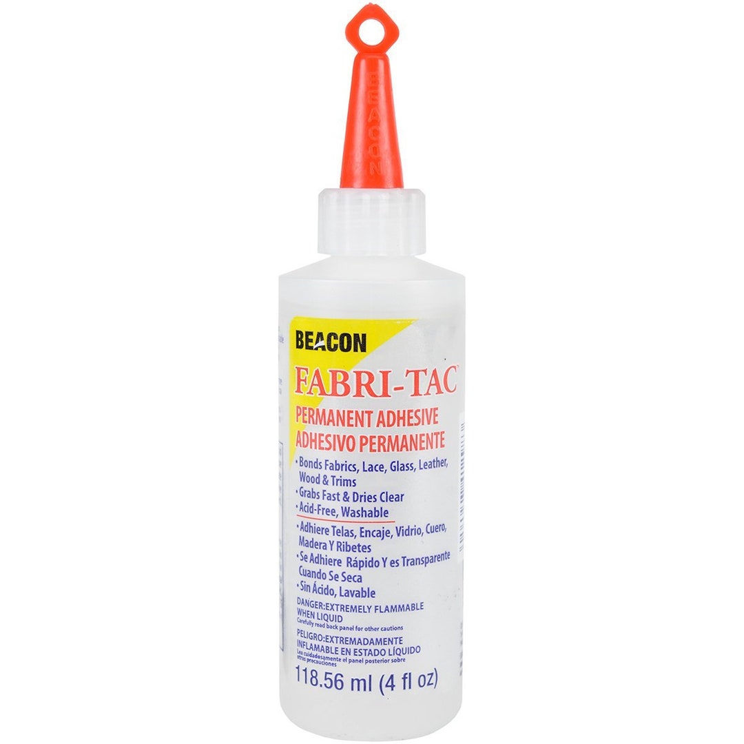 Beacon Fabritac Permanent Adhesive, 4 Ounce the Glue Gun in A Bottle