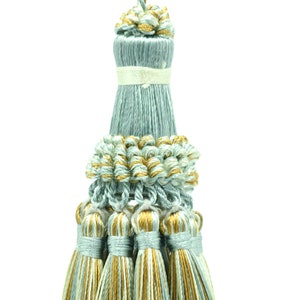 2pcs GOLD TASSELS Conso 2 LUXURY Decorative Key Tassels for