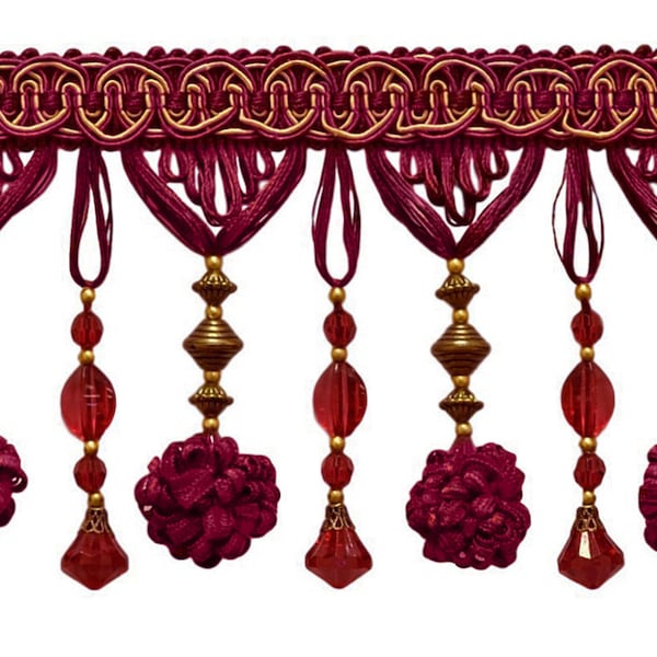 Beaded Fringe Trim Etsy