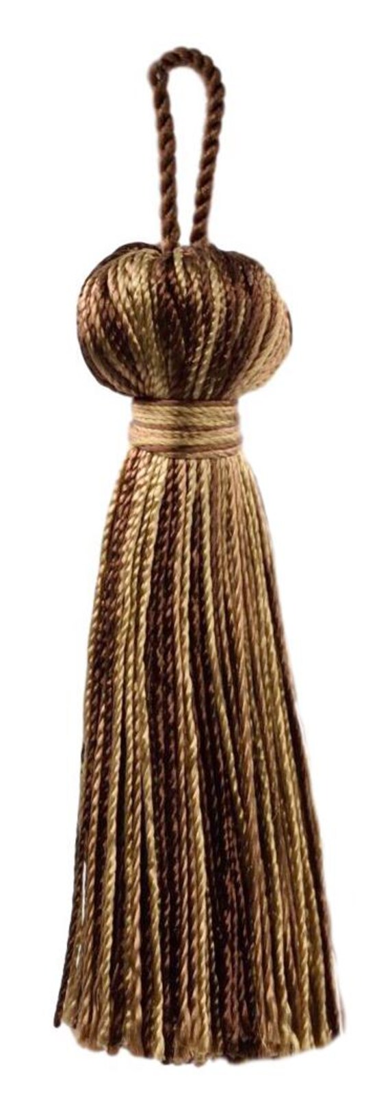 Decorative Craft Tassel # BT3, Shell Ivory #PR01 (White Ivory, White Gold, Light Beige) Sold Individually