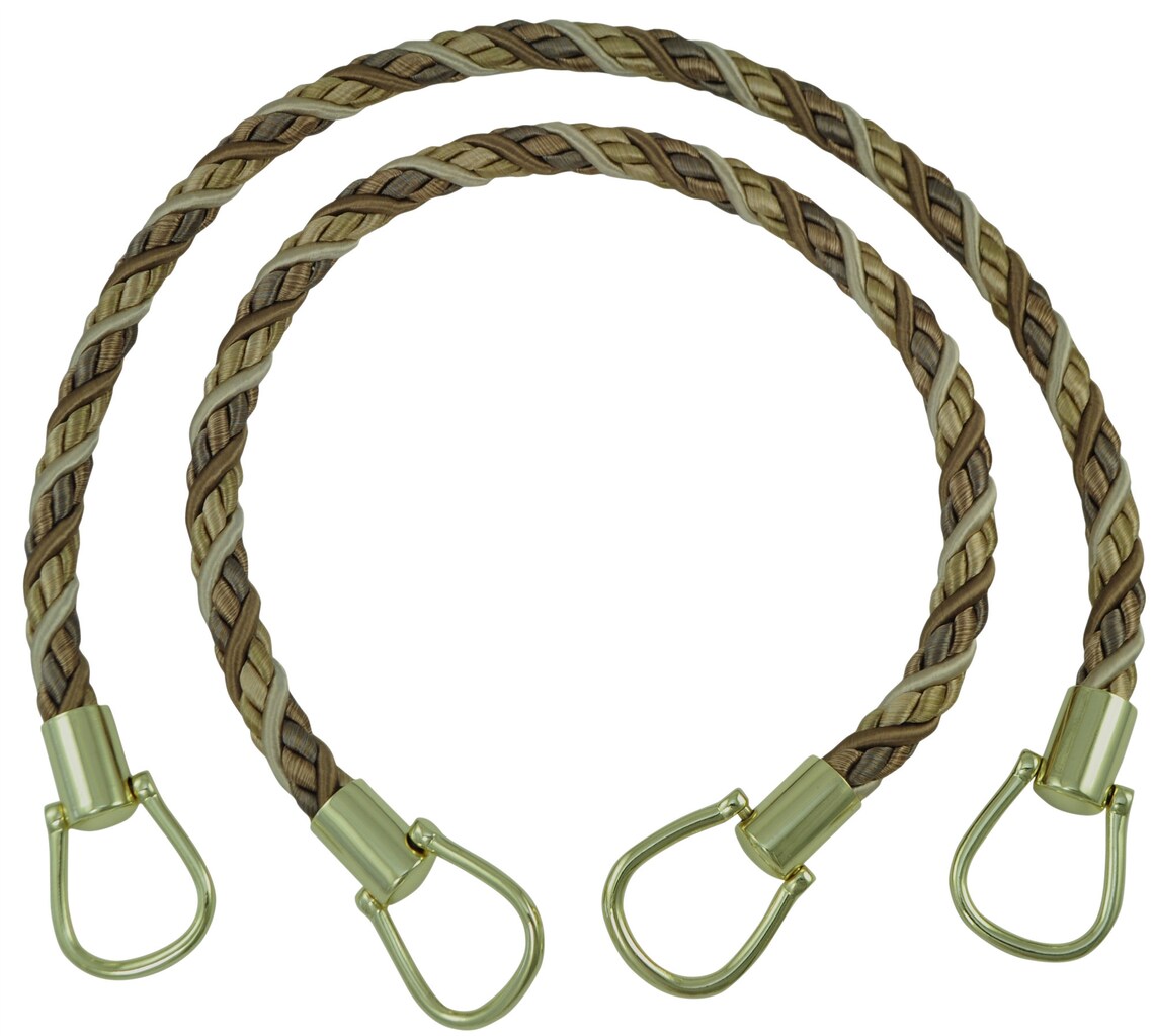 Pair of Elegant Beige Multi Tone Curtain & Drapery Rope | Etsy