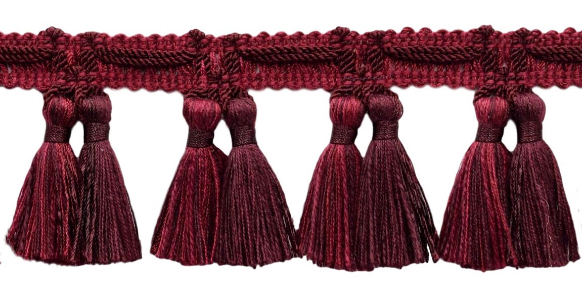 3 1/2 (8,5 cm) Veranda Collection Elegante smerlata con frange