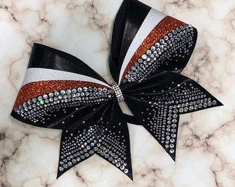 THE ORIGINAL Rhinestone Cheer Bow: Competition Team Hair Bow