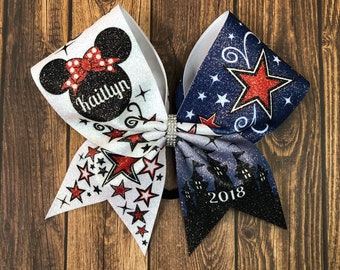 Lazo de animadoras nacionales: Lazo para el cabello de la competencia de Mickey Mouse
