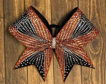 Rhinestone Cheer Bow: Competition Team Hair Bow