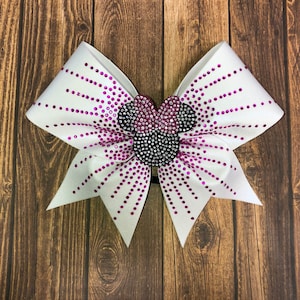 Rhinestone Cheer Bow: Competition Team Hair Bow