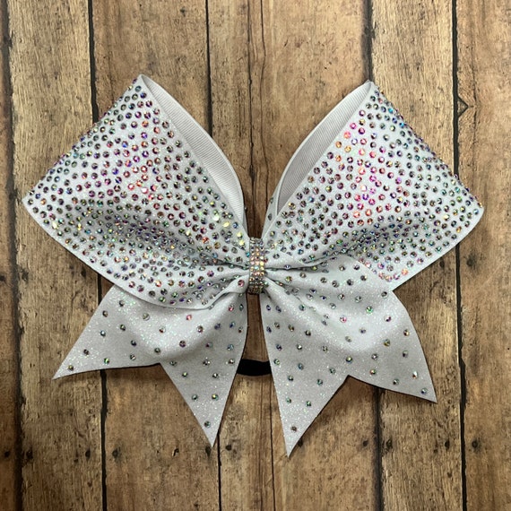 Rhinestone cheer bow, cheer bow, competition bows, team bows