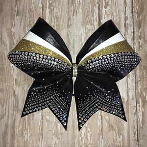Rhinestone Cheer Bow: Competition Team Hair Bow