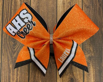 Custom Cheer Bow: School Spirit Team Hair Bow