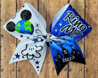 Worlds Cheer Bow: Designer Competition Hair Bow